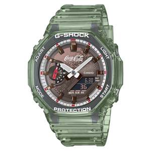 Silver Jewellery: Coca-Cola collaboration model Gshock GA-2100CC-3A