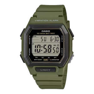 Casio Watches: Casio Black Digital Vibrate Alarm Watch -W738H-3AV