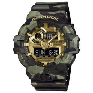 Gshock BOLD CAMO SERIES CAMO AND GOLD GA700CMG-3A