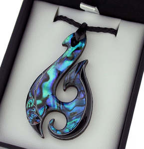 Paua Pendent Boxed EBJ1532P