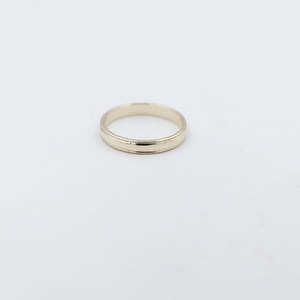 9ct Gold faceted Wedding Band B1549 3mm
