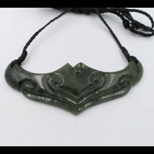 New Zealand Greenstone Breast Plate - GC086