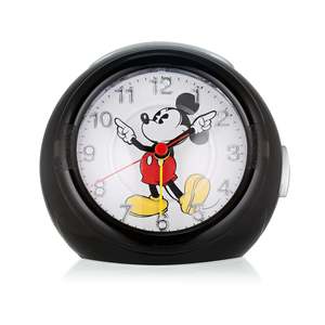 Alarm Clocks: Disney - Mickey Mouse Musical Black Alarm Clock - TR87992