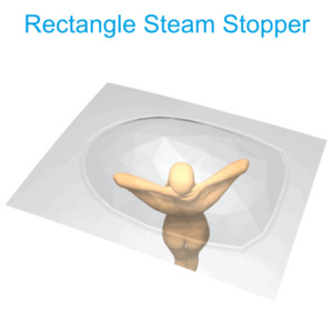 Rectangle Steam Stopper - Stop Bathroom Condensation