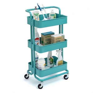 Products: Trolley 3 Tier Aqua