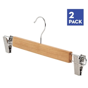 Products: Skirt & Trouser Hanger Wooden Pack of 2