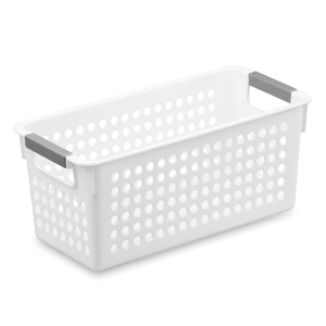 Products: Basket with Handles Extra Narrow White