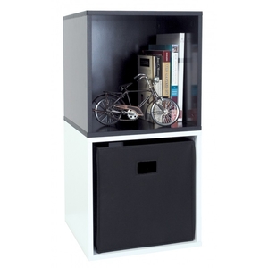 Products: Cube 40cm Wooden Black