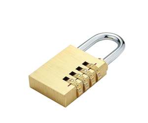 Solid Brass Resettable Combination Padlock 40mm