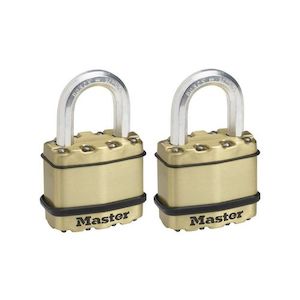 Master Lock Excell Laminated Steel Padlock 45mm - 2 Pack M1BTAU