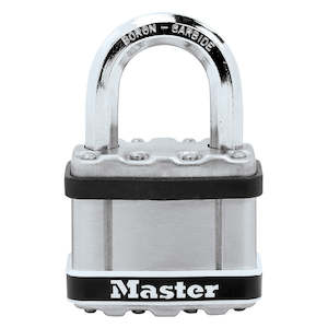 Master Lock 51mm Excell Stainless Steel Laminated Padlock - M5EURDSTS