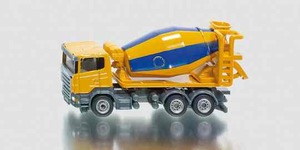 Siku 1896 Cement Mixer on Truck 1/87 Scale