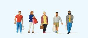 Products: Preiser 10673 Shoppers HO Gauge Figures