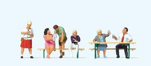 Products: Preiser 10700 In the Beer Garden HO Gauge Figures