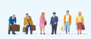 Products: Preiser 10710 Travellers at the Platform HO Gauge Figures