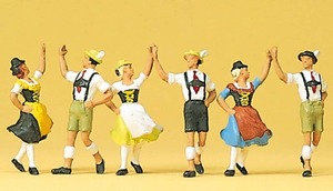 Products: Preiser 10241 Folk Dancers HO Gauge Figures