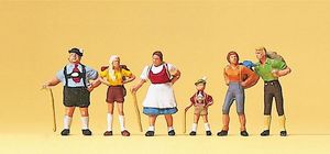 Products: Preiser 10280 Family Krause in Allgau HO Gauge Figures