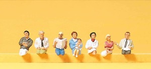 Products: Preiser 10298 Seated Passengers Coaches HO Gauge Figures