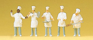 Products: Preiser 10329 Cooks / Chefs HO Gauge Figures