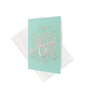 Te Reo: Te Reo Aroha Gift Card & Envelope (6 Pack)