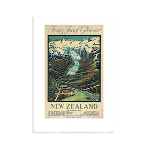 Franz Josef Glacier Tourist Print
