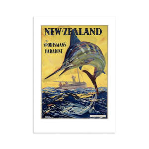 Sportsman's Paradise Tourist Print