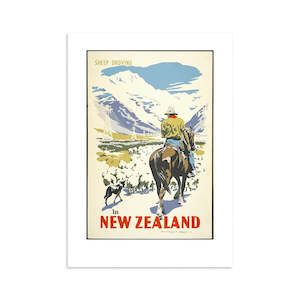 Small Prints: Sheep Droving Tourist Print