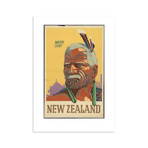Maori Chief Tourist Print