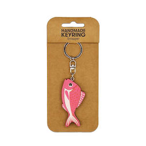 Snapper Wooden Keyring