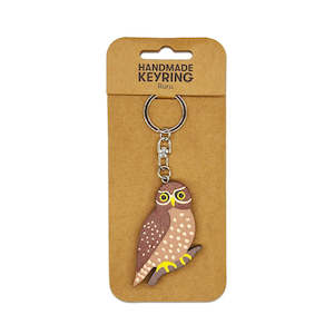 Ruru Wooden Keyring