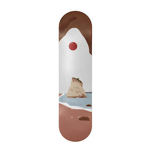 Schoolpickup: Cathedral Cove Landmark Skateboard Deck