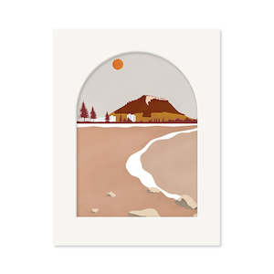 Artists Prints 2: Mt Maunganui Landmark Art Print