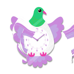 Kereru Kids Wobble Clock