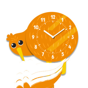 Kiwi Kids Wobble Clock