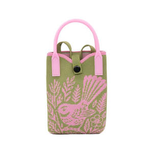 Fantail Woodcut Cross-body Bag