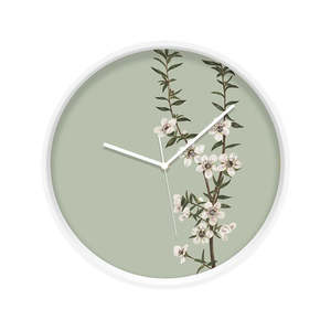 All Collections: Vintage Botanical Manuka Wooden Frame Clock - Second