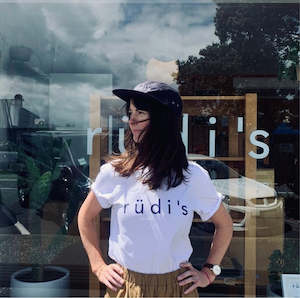 Rüdi's Organic Cotton Tee - Unisex, Navy OR White