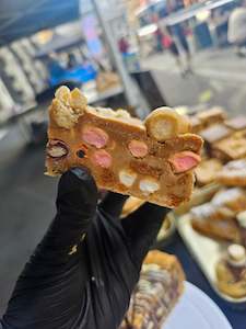 Slices: Biscoff Rocky Road