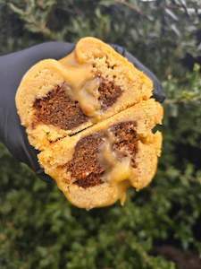 Stuffed Cookies: Sticky Toffee Pudding Cookie