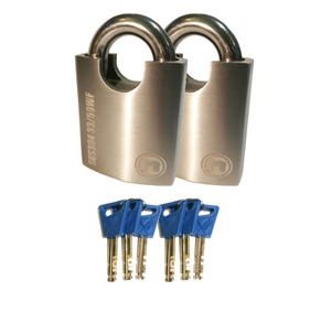 Products: 2 x X50 SuperMax Padlocks Keyed Alike - StoreIt4Less