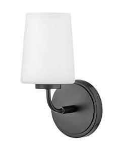 Wall Light: OUTLET - Kline Single Wall Sconce by Lark Living