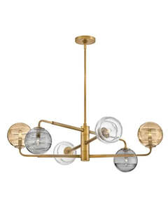 Chandelier: Oberon 6 Light Chandelier by Hinkley Lighting