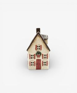 Decor: Nordgard Tea Light Tall Villa with Bow Wreath
