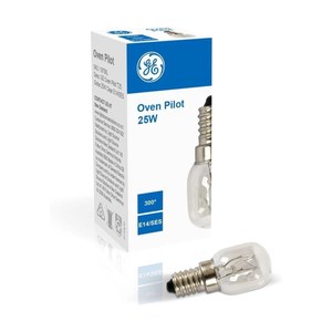 Light Bulb: Incandescent Pygmy Oven Light Bulb - E14 Pilot 25W Dimmable