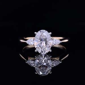 afterpay: 1.25ct Oval & Pear Trilogy