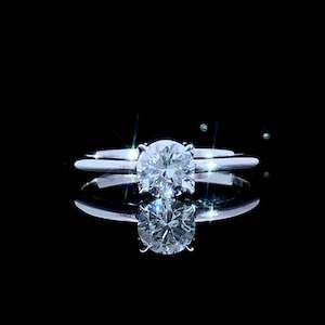 Diamond Rings: 0.56ct Lab Diamond Solitaire