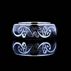 The Midnight Koru Ring