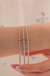 2mm Moissanite Tennis Bracelet