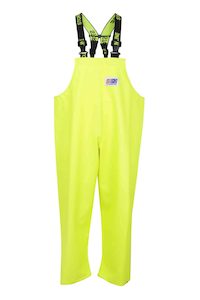 Stormtex 669Y Midweight PVC Hi-Viz Waterproof Workwear Bib and Brace Stormline