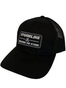 Products: Richardson 112 Snapback Trucker hat - Black Stormline %